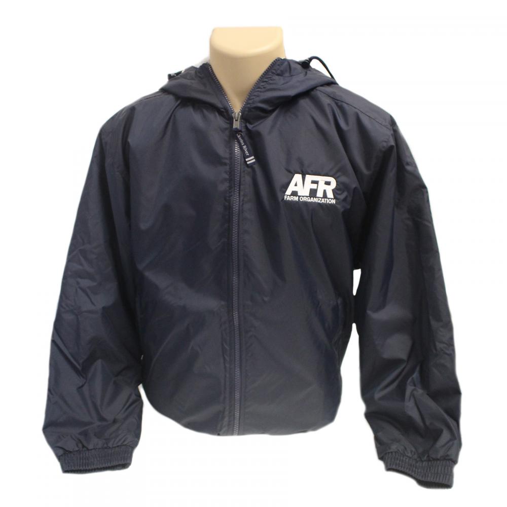 Charles River Hooded Sweatshirt Jacket - Navy Blue