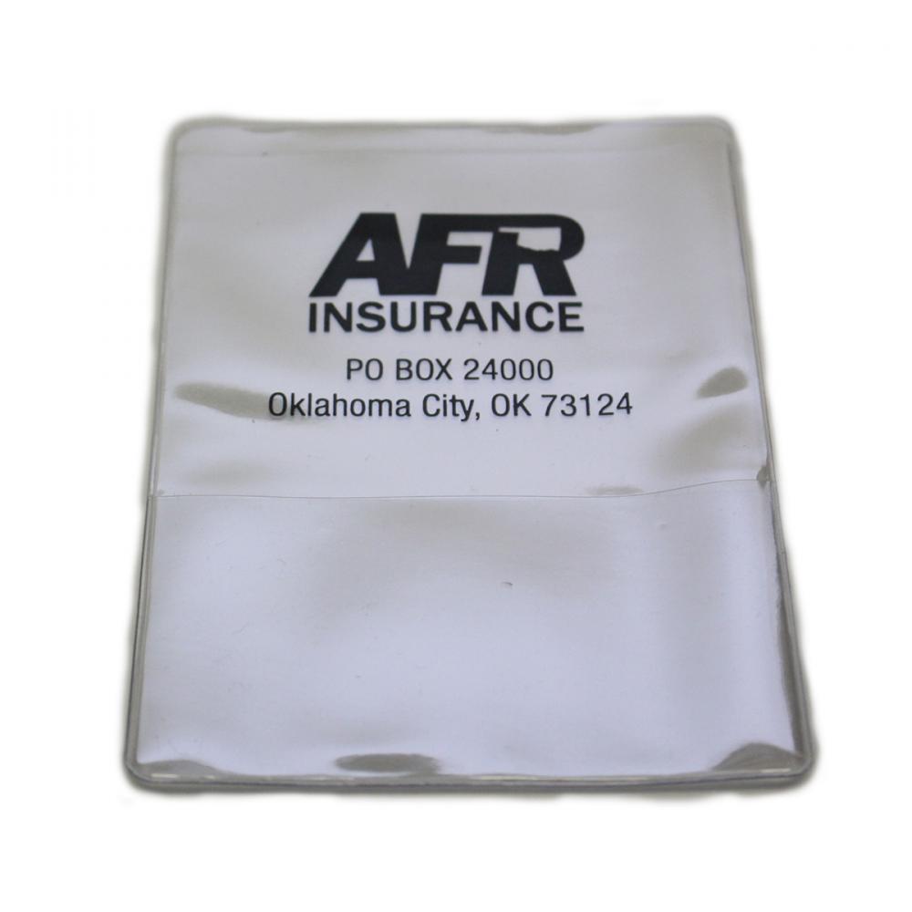 Insurance Verification Holder - Clear