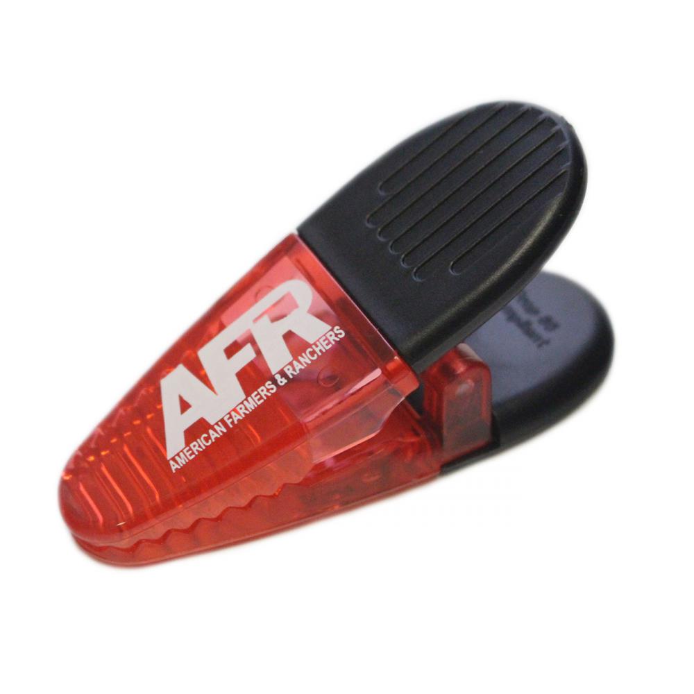 Magnet Chip Clip - AF&R Logo - Red