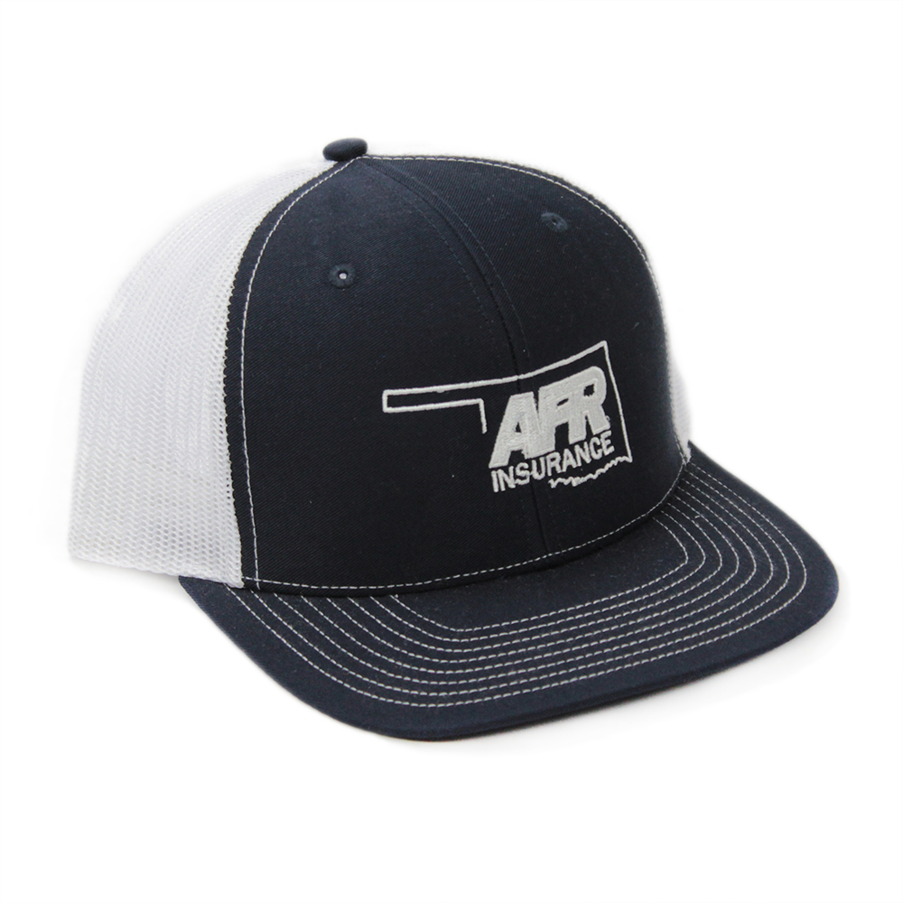 Navy Blue Mesh Cap