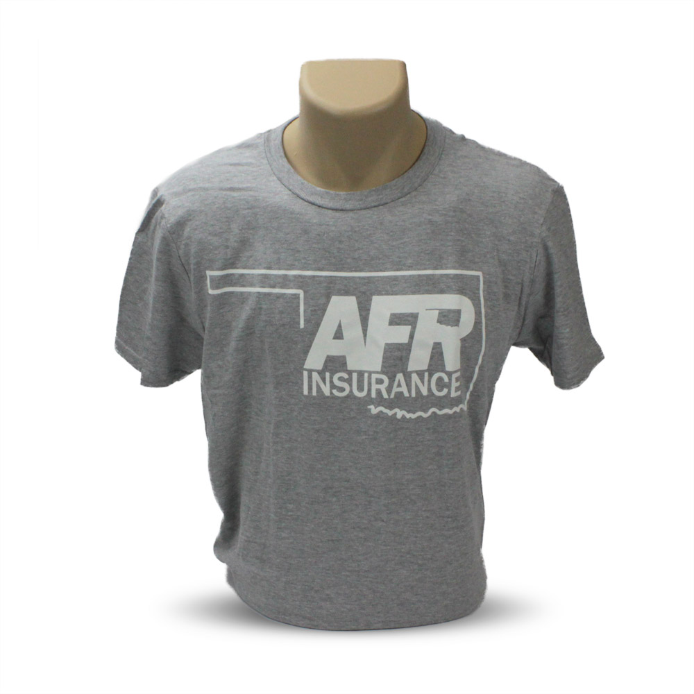 Heather Grey State Logo T-Shirt